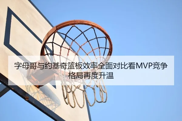 字母哥与约基奇篮板效率全面对比看MVP竞争格局再度升温